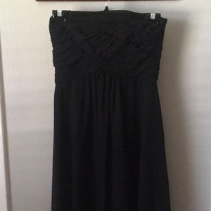 Formal Black Strapless Dress